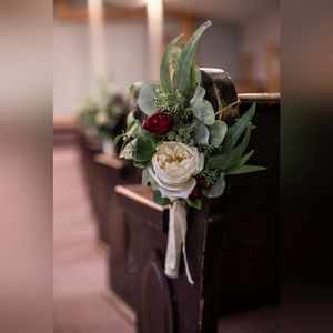 Faux Floral Wedding Decor